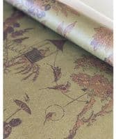 Chinoiserie Grande  - Olive Drab/Gold