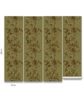 Chinoiserie Grande  - Olive Drab/Gold