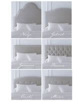 Nuage headboard in Boho&Co Paradise Lost - hand-studded or piped
