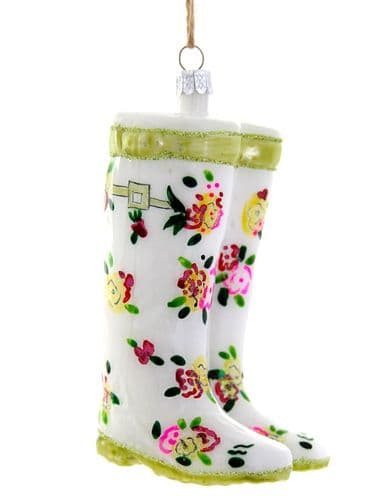Cody Foster Collectables Floral Garden Wellies