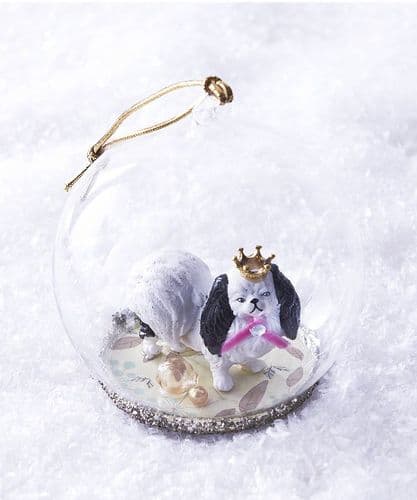 Cody Foster collectables King Charles spaniel globe decoration