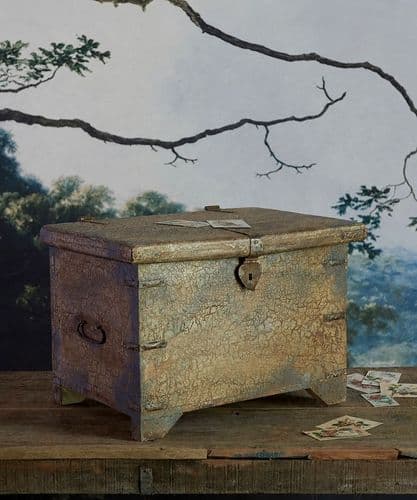 Craquelured seed chest - SOLD