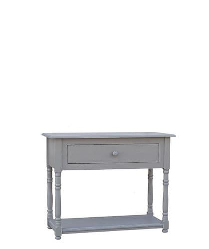 Custom-painted Breton 1 drawer console table