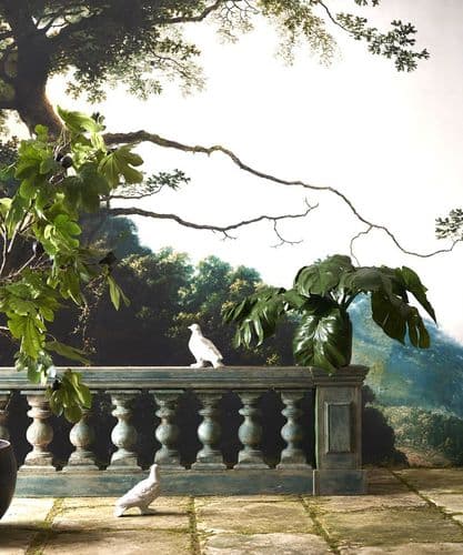 Distressed balustrade theatre prop