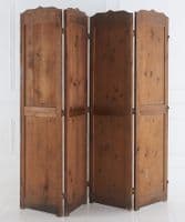 Distressed grey wooden screen/room divider