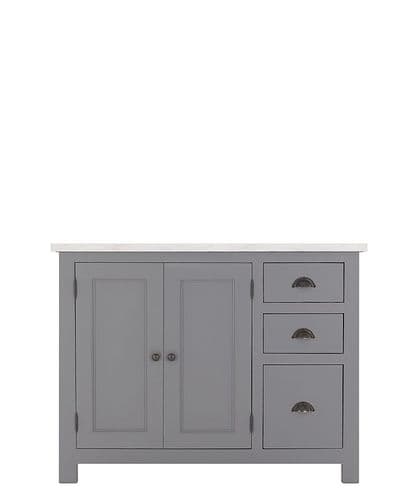 DIY Masters/Trade 114cm 2 door 3 drawer base unit