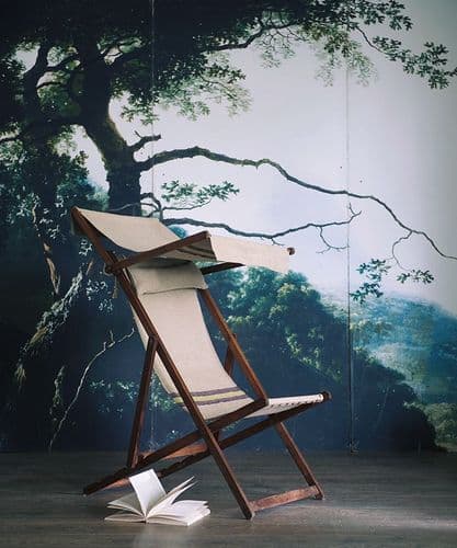 Edwardian deckchair with sunshade
