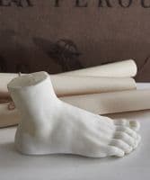 Faux marble classical foot sculpture - SOLD