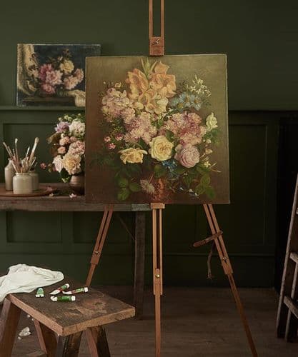 Floral still life - oil on board - SOLD