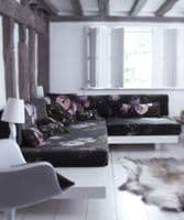 Floralism/Peony Pink velvet