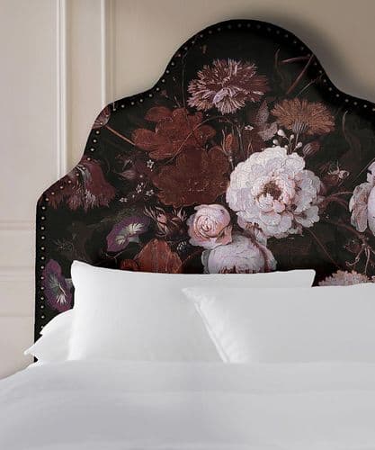 Floralism velvet headboards