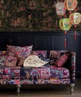 Four antique Chinese handpainted lanterns