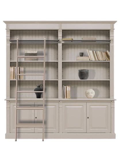 French Empire  2 or 4 door bibliotheque library ladder bookcases