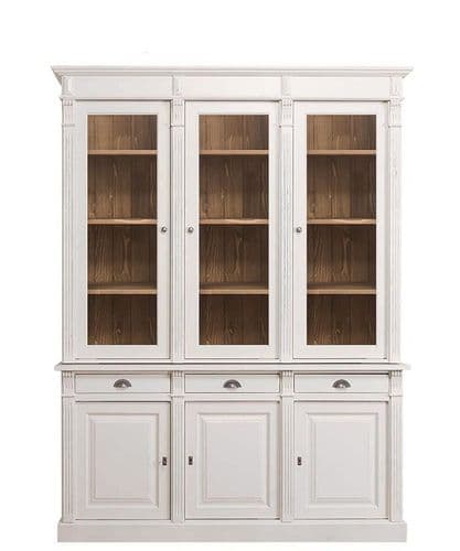 French Empire custom-painted dressers - wood or glazed doors