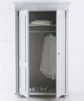 French Empire double wardrobe full hanging - custom-painted