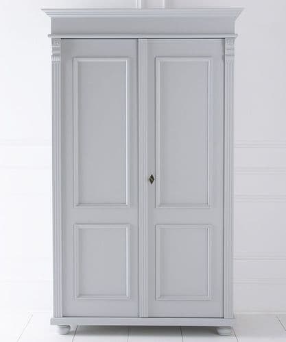 French Empire double wardrobe full hanging - custom-painted