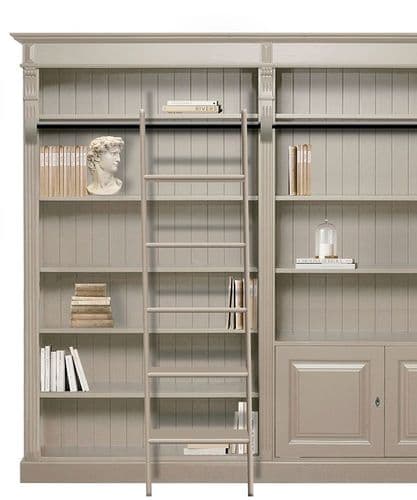 French Empire fitted-look modular bookcases - custom-painted