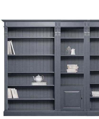 French Empire modular bookcases - custom-painted