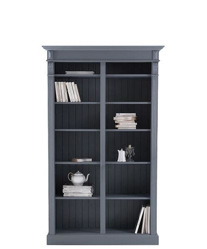 French Empire open bookcase -  custom-painted