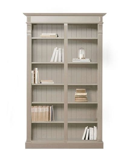 French Empire open bookcase