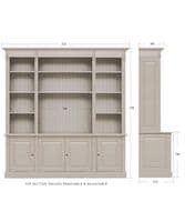 Custom French Empire TV Cabinet & Display Dresser | Solid Wood