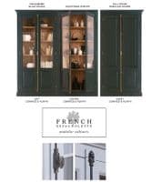 French style Espagnolette Locking Bookcase Cabinets | Shelving & Storage
