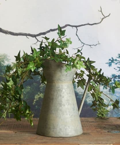 Galvanized florists jug