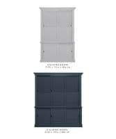 Georgian Panelled sliding door cupboards & dressers in Solid Pine | 4 & 6 Door Storage