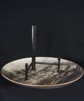 Giant plate on stand