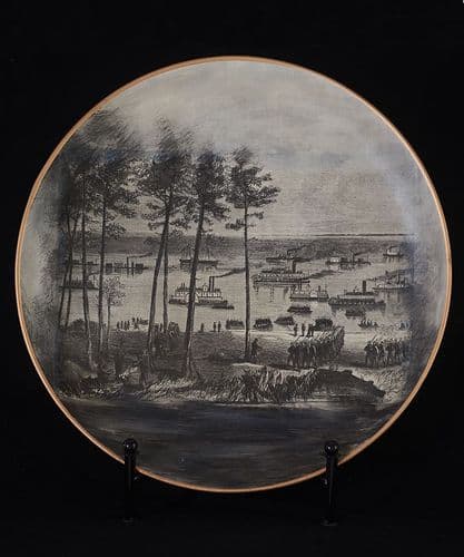 Giant plate on stand