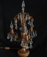 Gilt girandole electric candelabra - SOLD