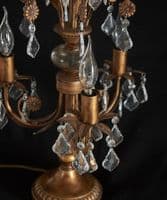 Gilt girandole electric candelabra - SOLD