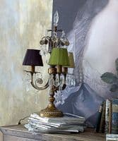 Gilt girandole electric candelabra - SOLD