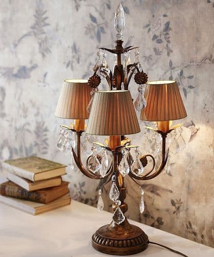 Gilt girandole electric candelabra - SOLD