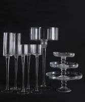 Glass table styling props