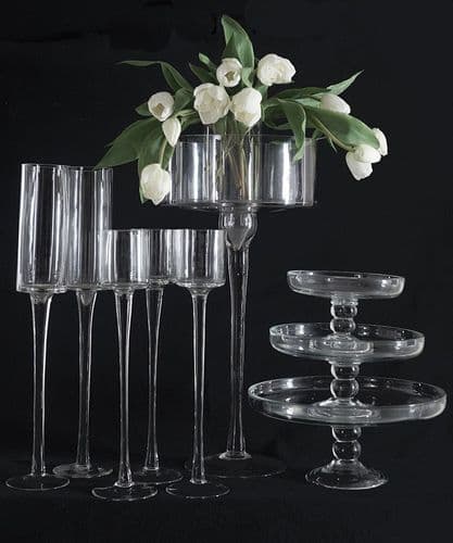 Glass table styling props