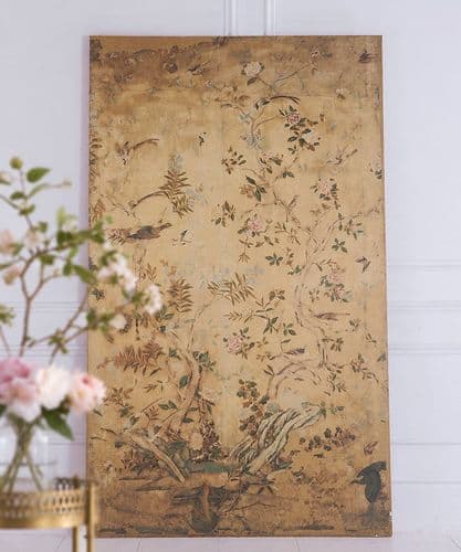 Gold Chinoiserie decorative panel - SOLD