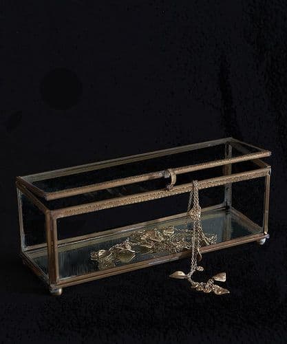 Gold mirror box - SOLD