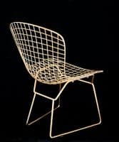 Gold wire chair