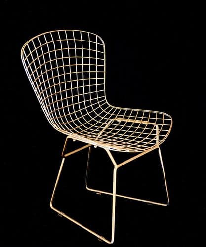 Gold wire chair