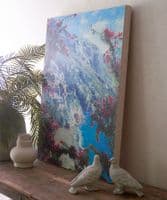 Large Amalfi Coast canvas
