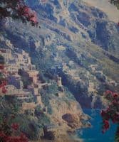 Large Amalfi Coast canvas
