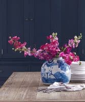 Large blue & white decorative Chinese teapot