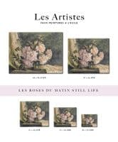 Les Artistes Les Roses du Matin canvas - 5 sizes
