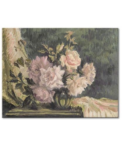 Les Artistes Les Roses du Matin canvas - 5 sizes