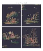Lovers Garden Cameos velvet throw - 50% off