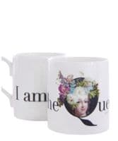 Marie Antoinette aux Fleurs and The Camp Cavalier bone china mug
