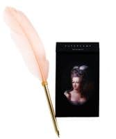 Marie Antoinette mimi notebook and feather pen