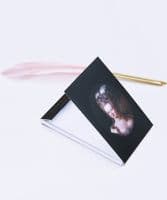 Marie Antoinette mimi notebook and feather pen