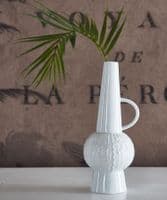 Mid-century white ceramic vase - SOLD
